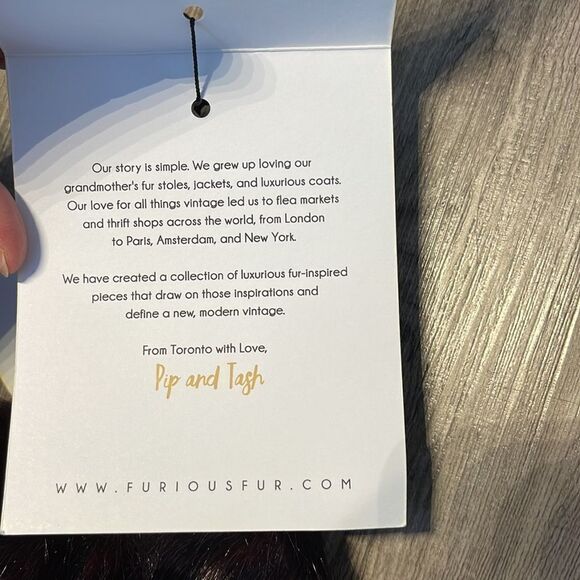 Furious Fur Vintage Purse Merlot NEW - Picture 2 of 4